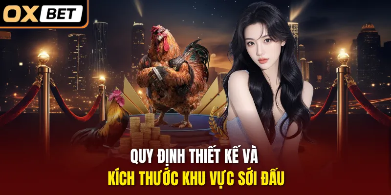 Quy định thiết kế và kích thước khu vực sới đấu